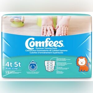 Comfees Training Pants for Boys, 12 hour leak protection 4T to 5T, 19 Count,